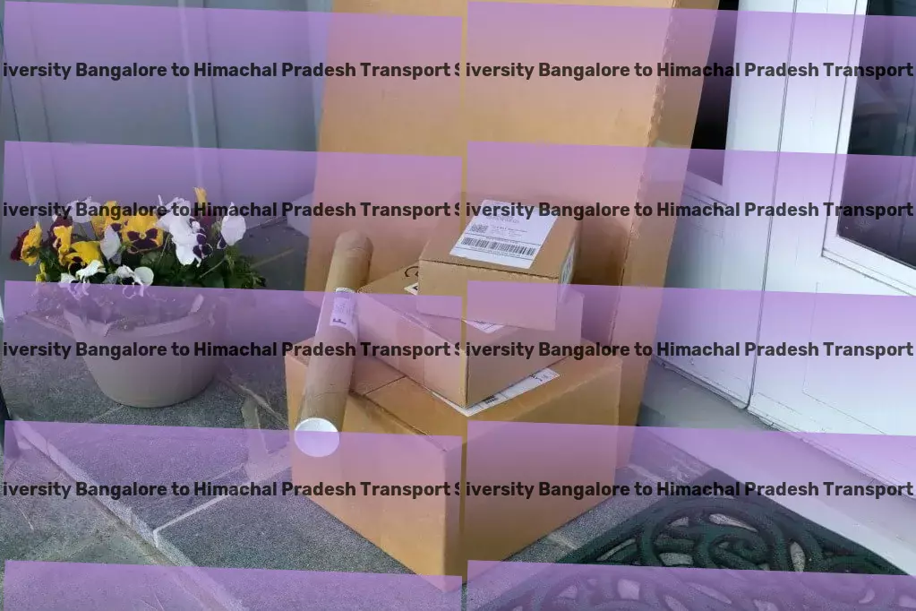 Pes University Bangalore to Himachal Pradesh Part Load Transport Integrated cargo services